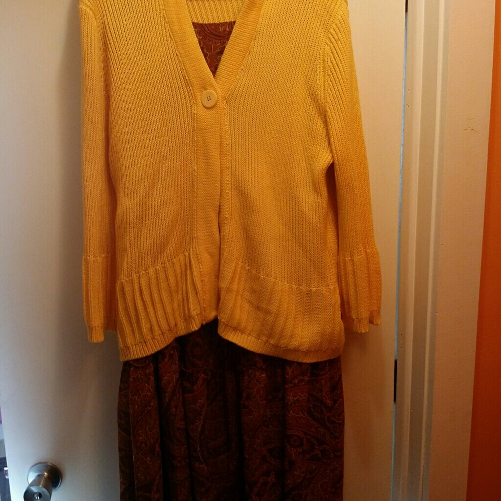 Sweater and skirt